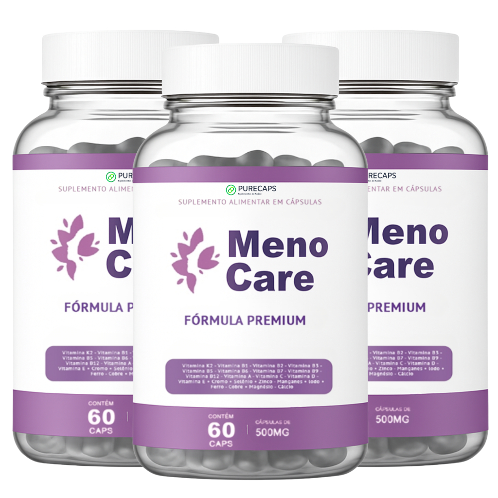 Novo Meno Care 180 Capsulas - Nova Formula - 3 Potes em Oferta na Shopee