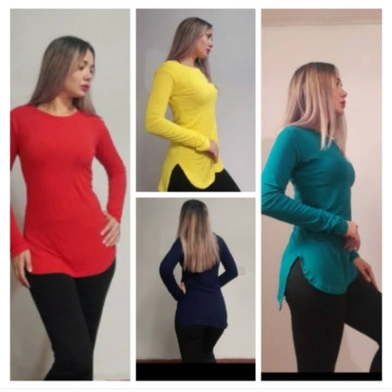 blusa vest legging manga longa (decote redondo)