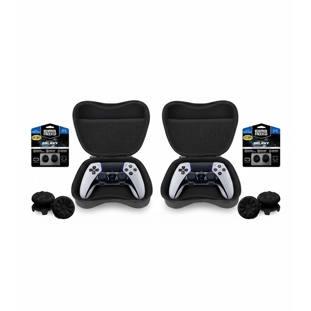 Kit 2 Kontrol Freek 2 Capa Bag Bolsa Case Protetor Controle de Playstation Ps2 Ps3 Ps4 Ps5 XBOX