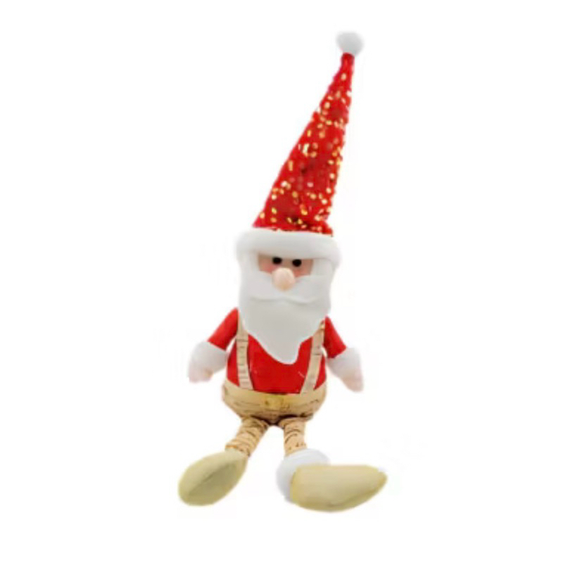 PAPAI NOEL ENFEITE LUXO | TAM.: 46X15CM | DECORAÇÃO NATALINA | PAPAI NOEL | ÁRVORE DE NATAL