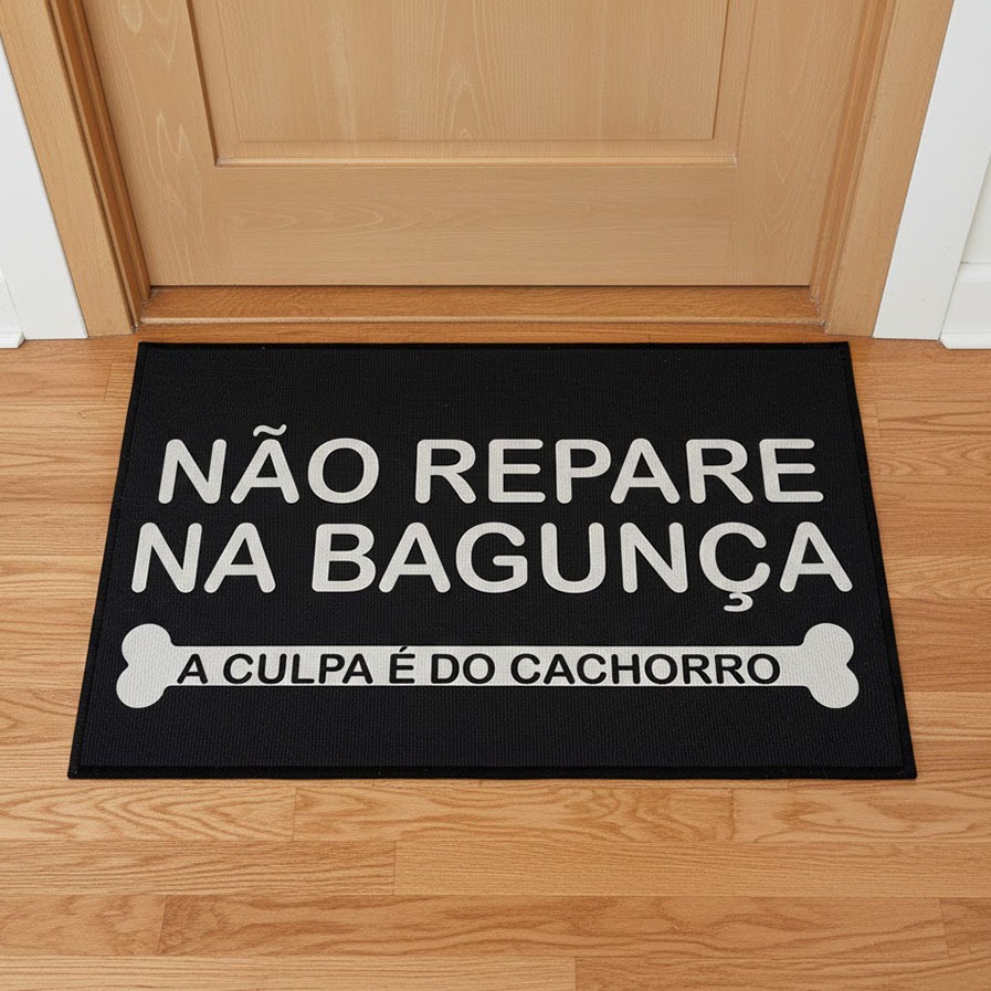 Tapete Capacho Bem Vindo Belga Emborrachado Antiderrapante Carpete de Porta Entrada Home 60x40cm em Oferta na Shopee
