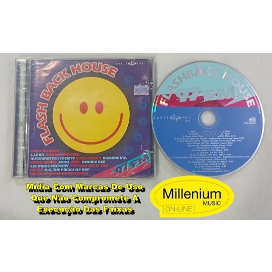 CD Flash Back House 97 FM Original Gravadora Colecionador Em Bom Estado