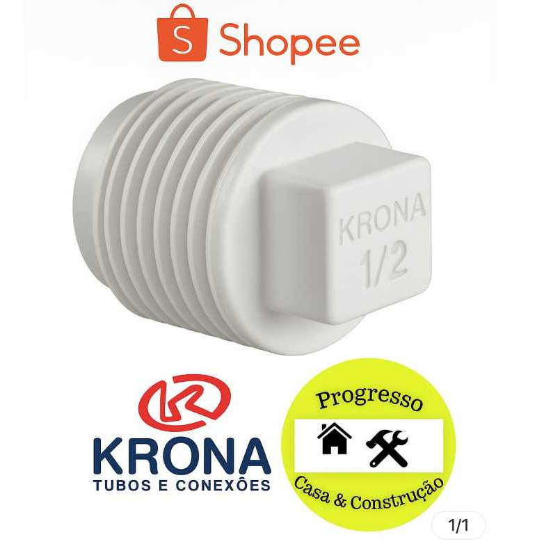 Plug Soldável 1/2 Krona Origina 2/4/6/10/15