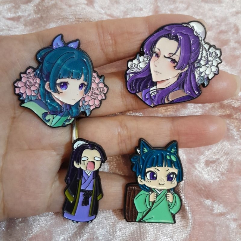 Broche / Pin Diários de uma Apotecária Maomao e Jinshi The Apothecary Diaries em Oferta na Shopee