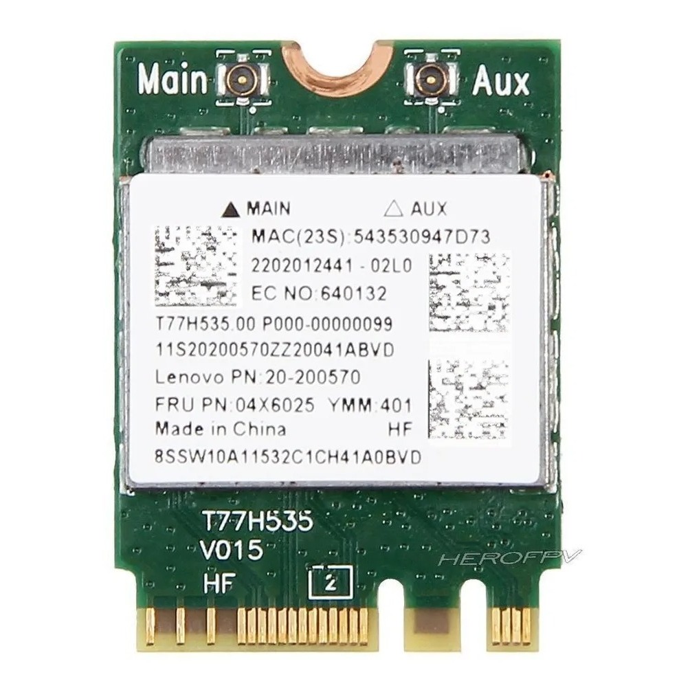 Placa Wi-Fi Compatível com Notebook Lenovo G40-30