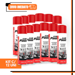 Kit c/ 12 Desengripantes Antiferrugem 300ML LubFast Mundial Prime