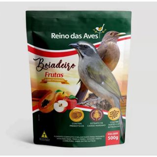 REINO DAS AVES BOIADEIRO FRUTAS SUPER PREMIUN 500GR TRINCA FERRO PIXARRO TORNEIO RODA CANTO PENAS TRINCA RAÇÃO  PIXARRO em Oferta na Shopee