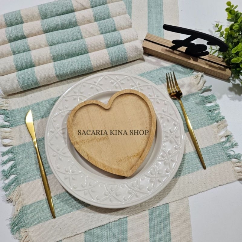 Jogo Americano 7 peças sendo 6 lugares e 1 caminho belíssimo mesa posta supla em Oferta na Shopee