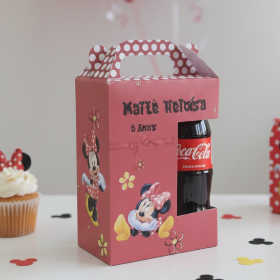 Maleta Lembrancinha Personalizada 12Cx7Lx20A  cm  Escolha o tema, nome e idade da Criança