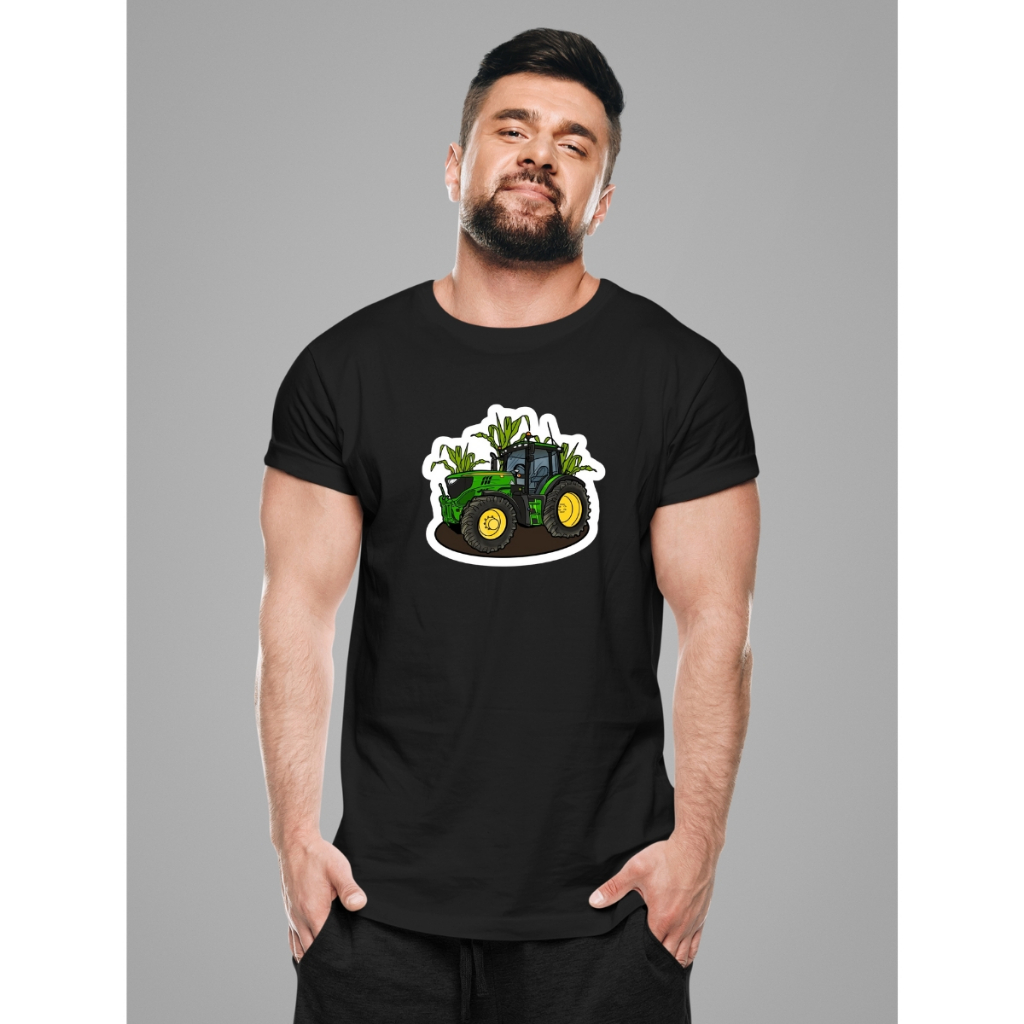 CAMISETA MASCULINA TRATOR AGRONOMIA O AGRO NÃO PARA COLHEITA PLANTAR