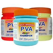 Tinta Pva para Artesanato Corfix Fosca 250ml em Oferta na Shopee