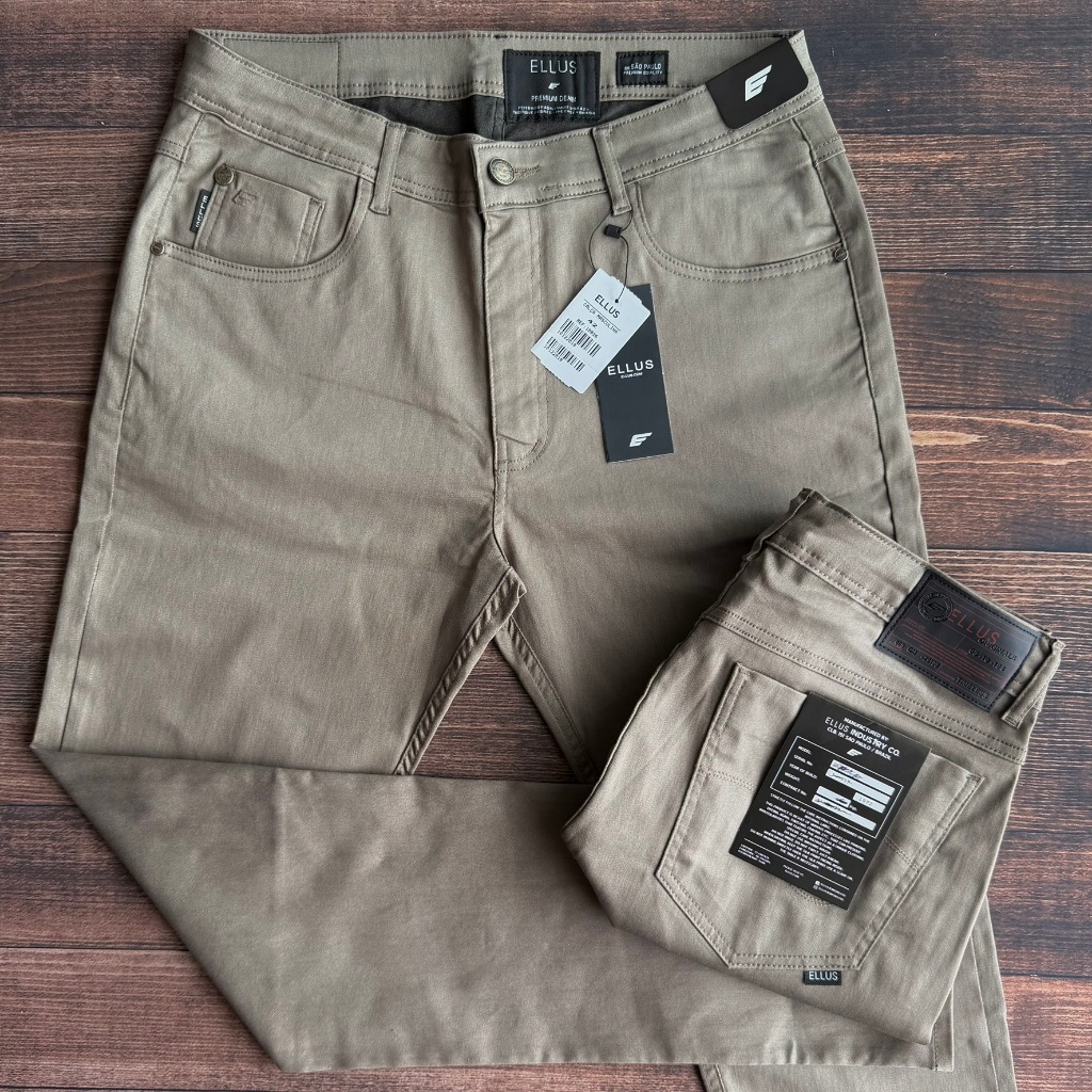 Calça Jeans Brim Masculina EIIus em Oferta na Shopee