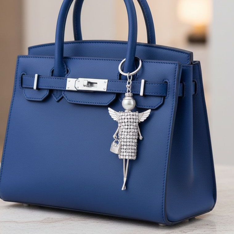 Chaveiro Feminino Luxo para Bolsa e Mochila Elegante Sofisticado Exclusivo