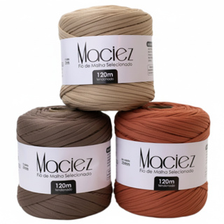 Fio de Malha Residual Para Crochê Selecionado 25mm 120 M em Oferta na Shopee