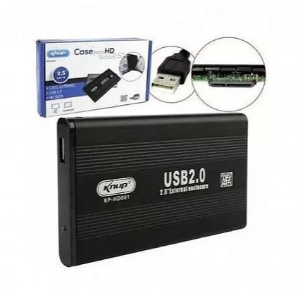 CASE 2.5 HD SATA USB 2.0 PARA PC E NOTEBOOK KP-HD001 KNUP