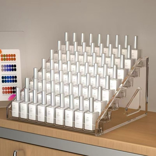 organizadora Acrílico Escada Display organizador maquiagem , esmaltes 5 e 7 andar em Oferta na Shopee