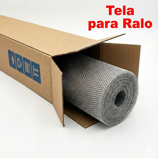 Tela Calha Ralo Anti Inseto Alumínio Expandido 20cm X 1,00m em Oferta na Shopee