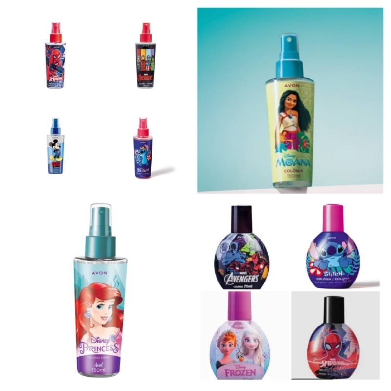 COLONIA INFANTIL PERSONAGENS AVON 70 Ou 150 ml.