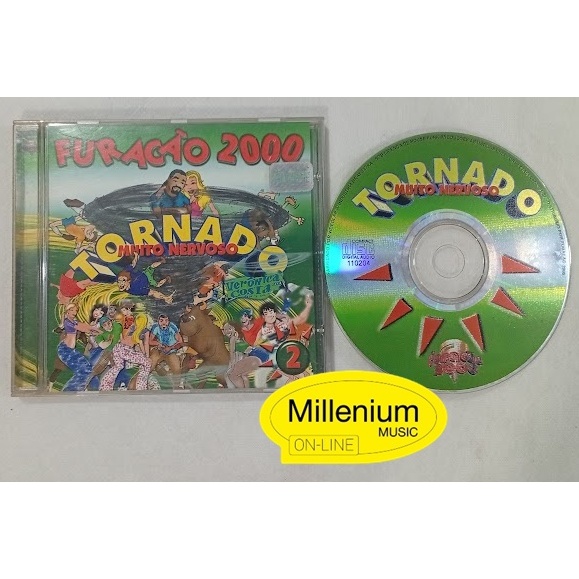 CD Furacão 2000: Tornado Muito Nervoso 2 -  2002 Original Gravadora Colecionador Ótimo Estado