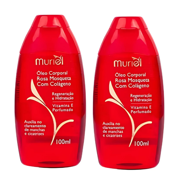 Óleo Corporal Desodorante Rosa Mosqueta e Colágeno 100ml