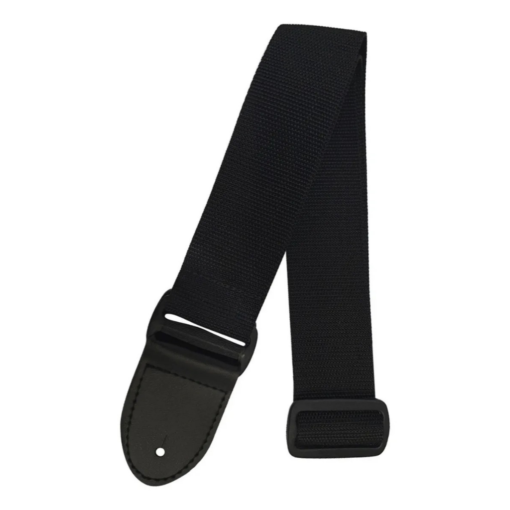 Correia Para Violão Guitarra Baixo Ajustável Preta Universal em Oferta na Shopee