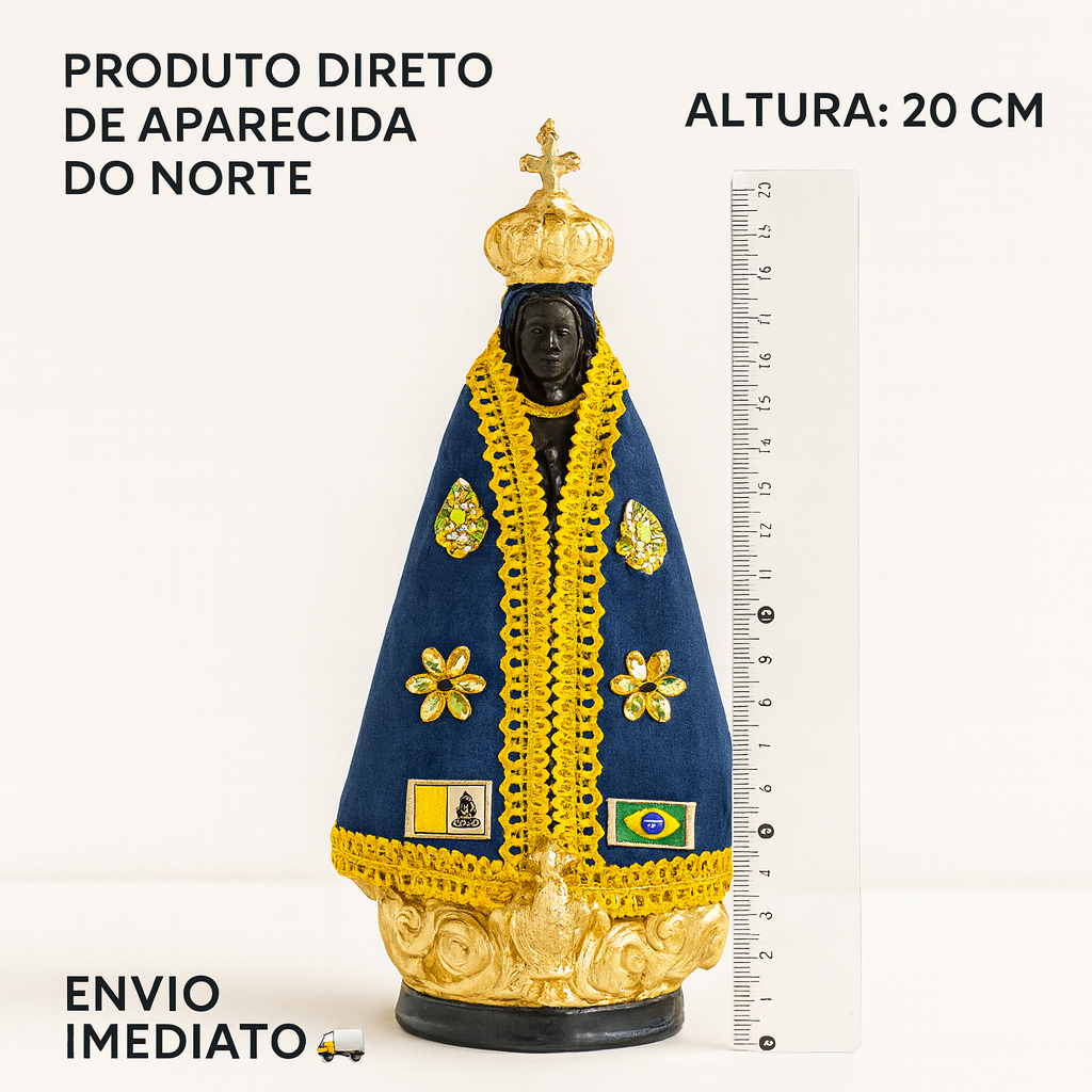 Imagem Nossa Senhora Aparecida – Direto de Aparecida do Norte-SP | Envio Imediato