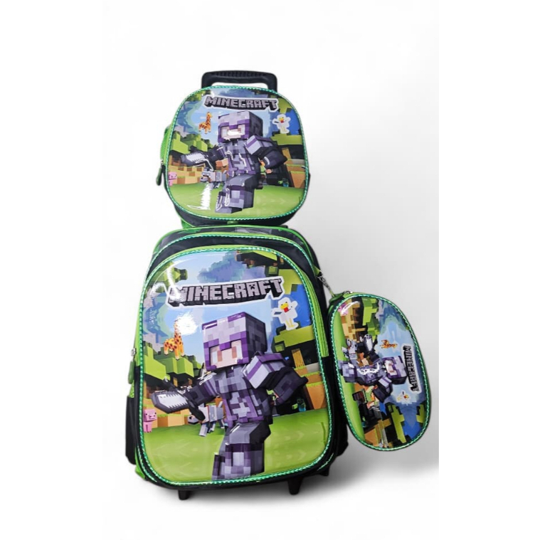 Mochila Minecraft com Lancheira: Onde Comprar | BuscaProdutos