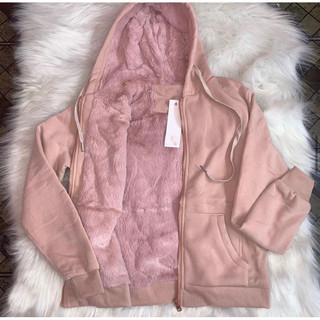 Blusa Peluciado Pelúcia Interno Moletom Feminino Casado De Frio Quente