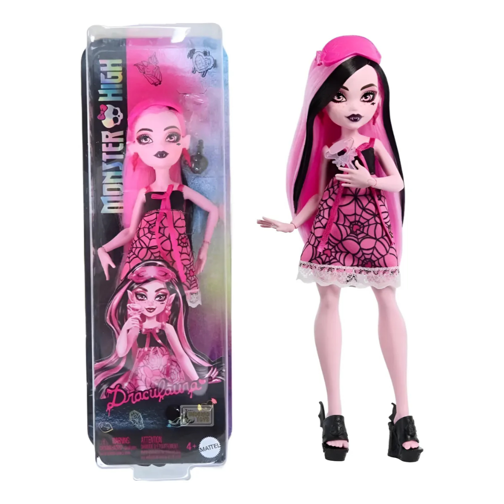 Boneca Monster High Draculaura Pijamas Monstruosas - Mattel Jgm42 em Oferta na Shopee