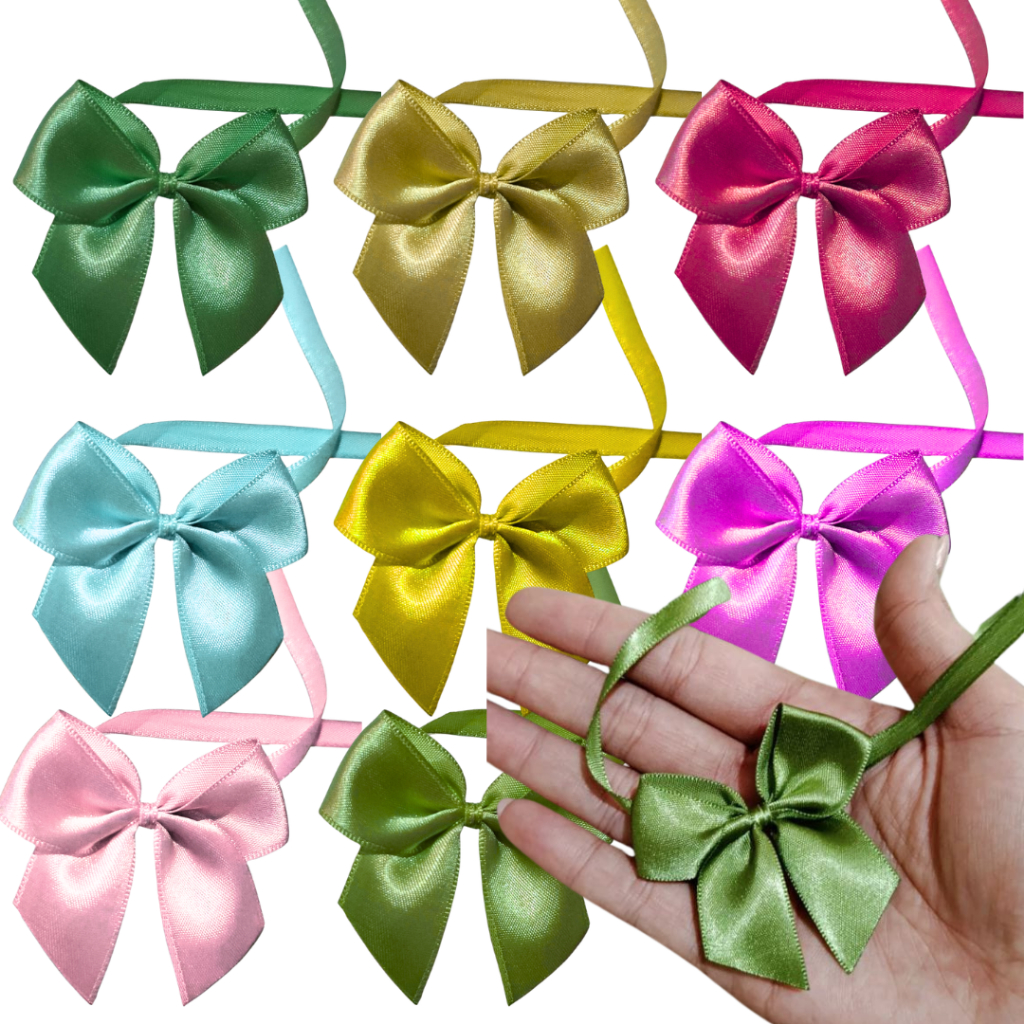 30 Laços 6cm para Mini Bomboniere Acrílico Vidro Cristal Lembrancinha Laço Bomboniere Baleiro Vidro