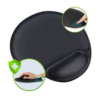 Mousepad Ergonômico Confortavel Mouse Nr17 Neoprene Cor Preto Para mouse pad