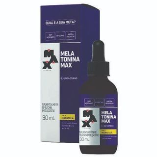Suplemento Melatonina 30ML Max Titanium Sabor Maracuja Melhora do Sono Ansiedade…