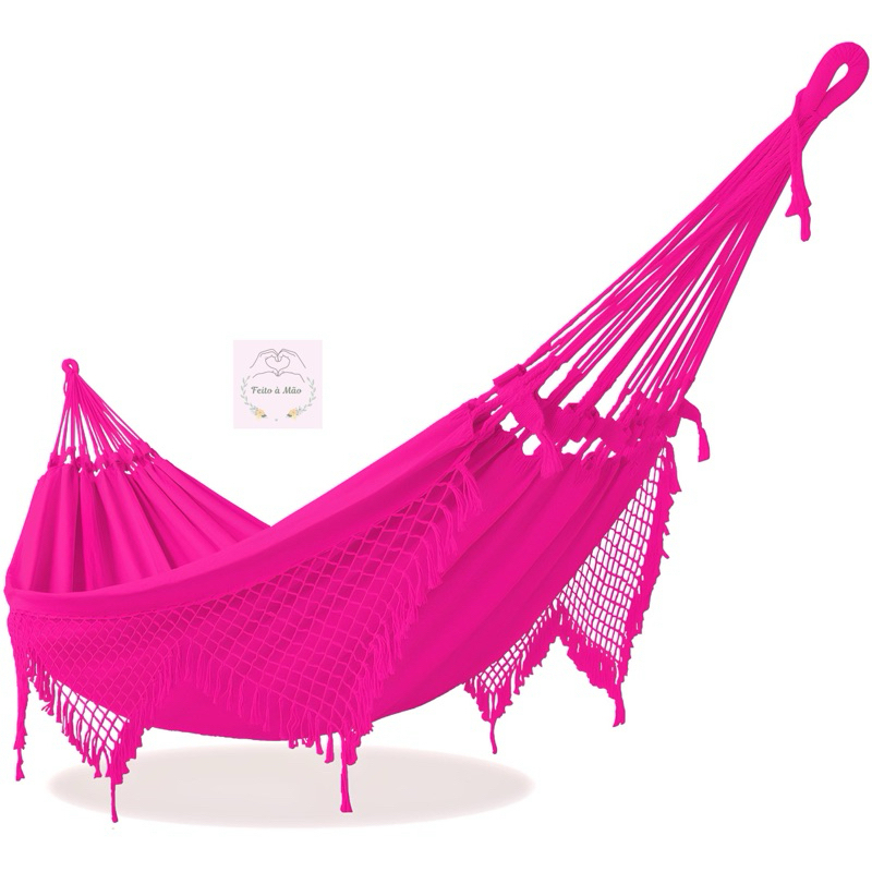 REDE DE DESCANSO CASAL GRANDE ROSA PINK
