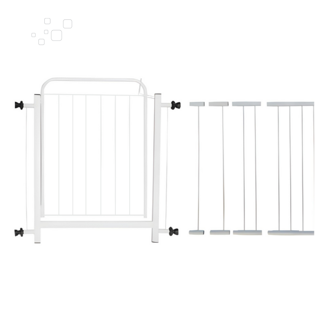 Portão Pet proteção criança de 78 a 122cm robusto
