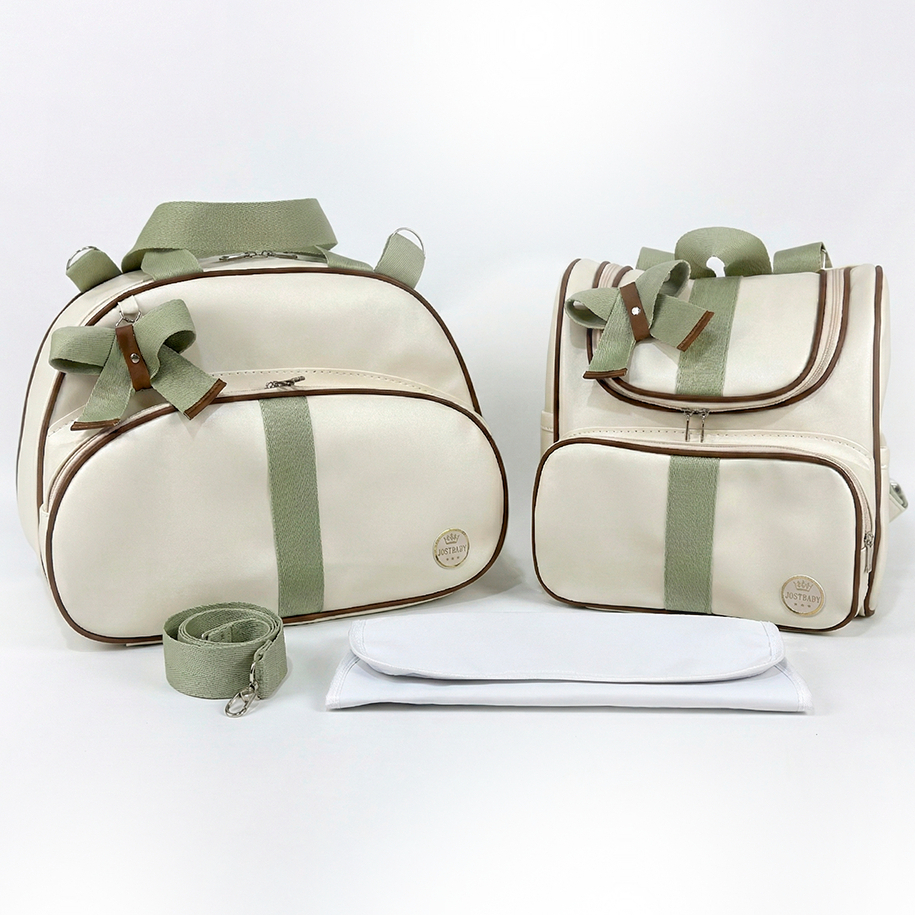 Bolsa Kit Maternidade 3 Peças Menino Menina Bolsa e Mochila Para Bebê de Luxo ENTREGA RÁPIDA em Oferta na Shopee
