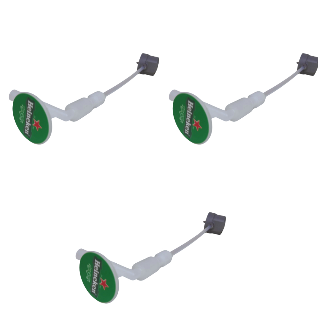 Tubo De Condução Chopeira Heineken Krups Beertender B-100 Mangueira Tirar Chope Peça Reposição Nova Kit 3 Unidades