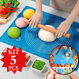 Tapete Culinário Antiaderente Silicone Profissional Confeitaria Assadeira Antiaderente Reutilizável Promoção em Oferta na Shopee