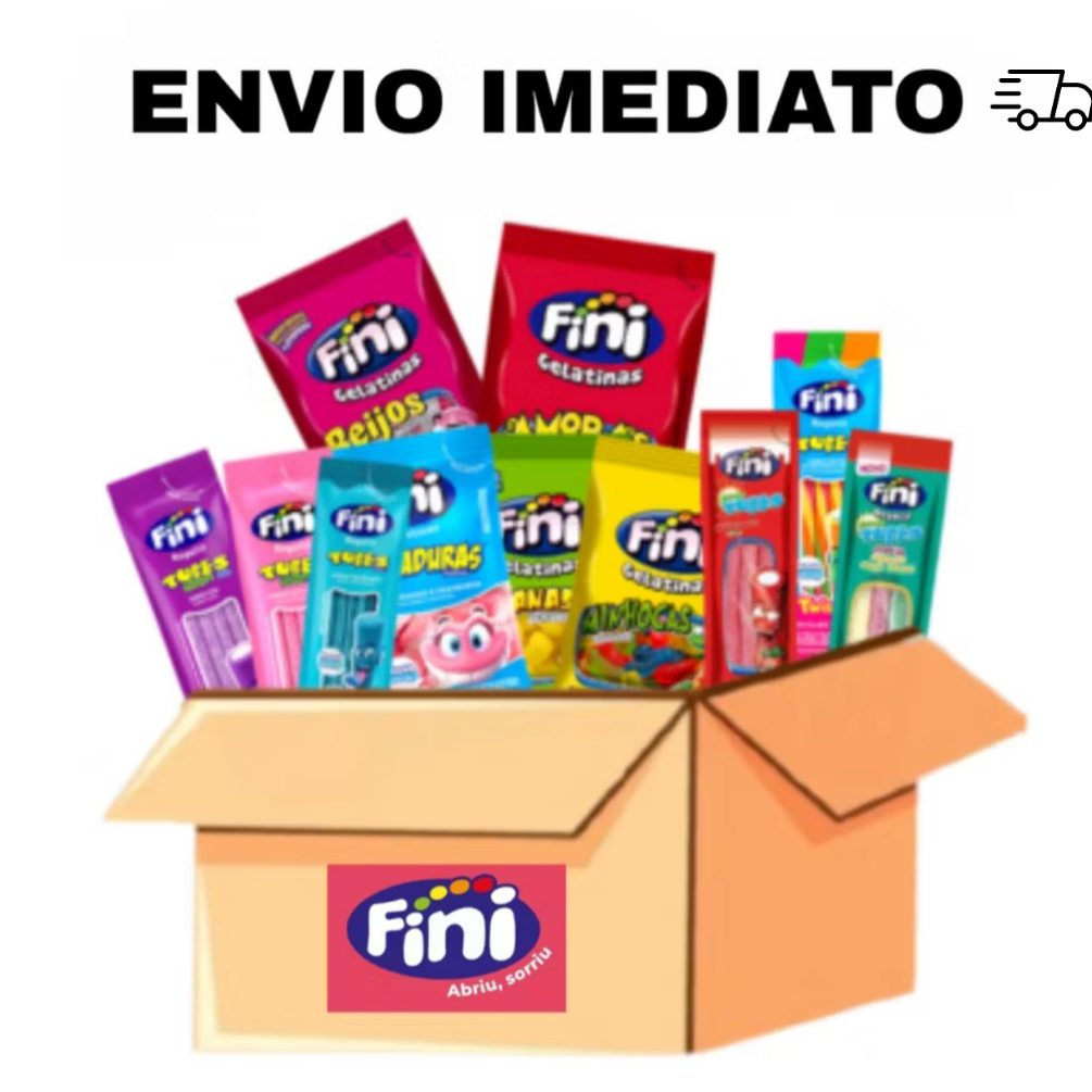Pacotes de Balas Fini Tube Sabores Diferenciados Sortidos15g em Oferta na Shopee