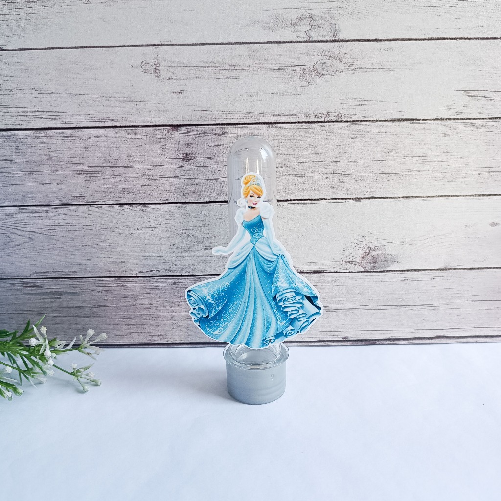 Aplique para Tubete PRINCESAS CINDERELA - Mimo Lembrancinha Personalizada Festa Menina Princesa