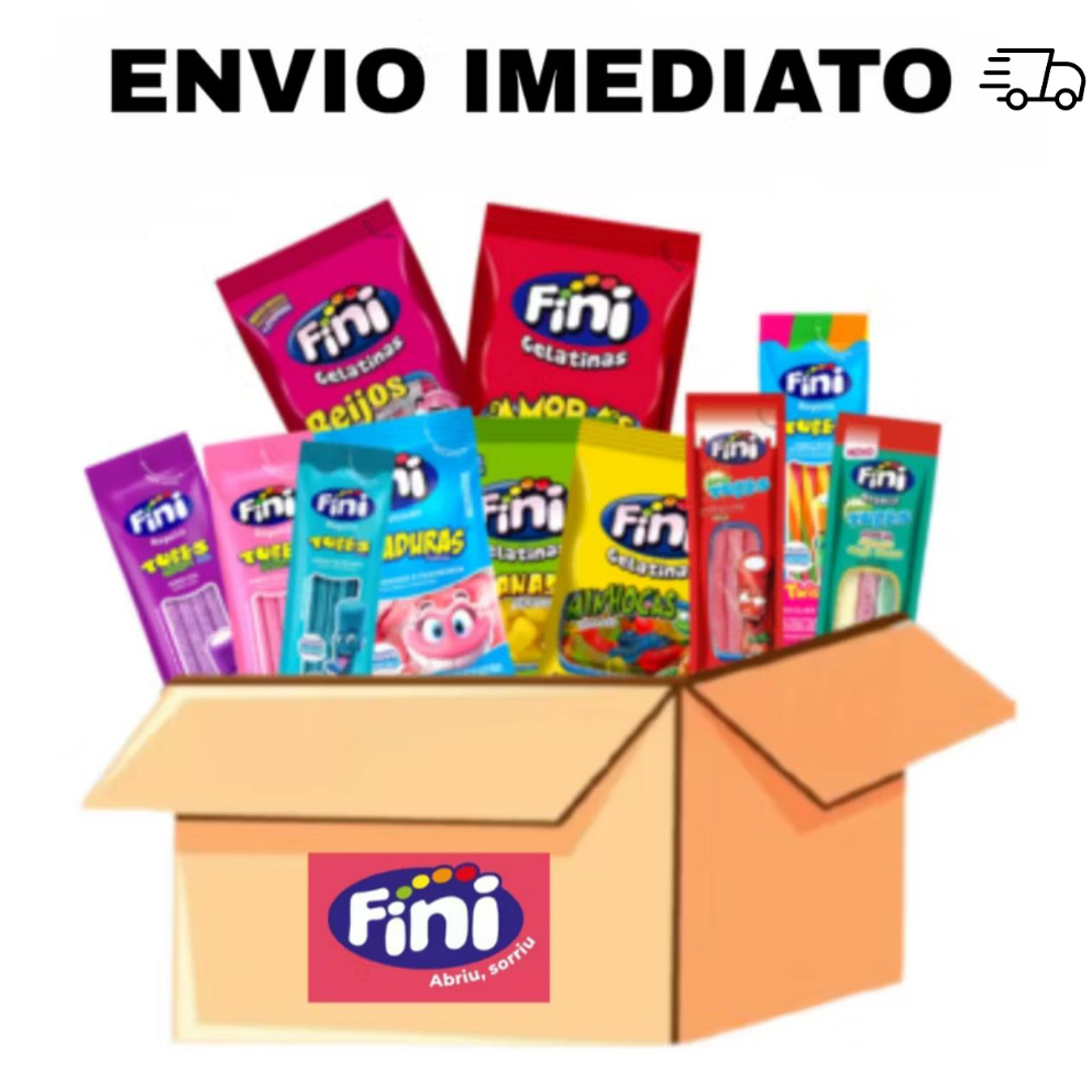 Pacotes de Balas Fini Tube Sabores Diferenciados Sortidos15g em Oferta na Shopee