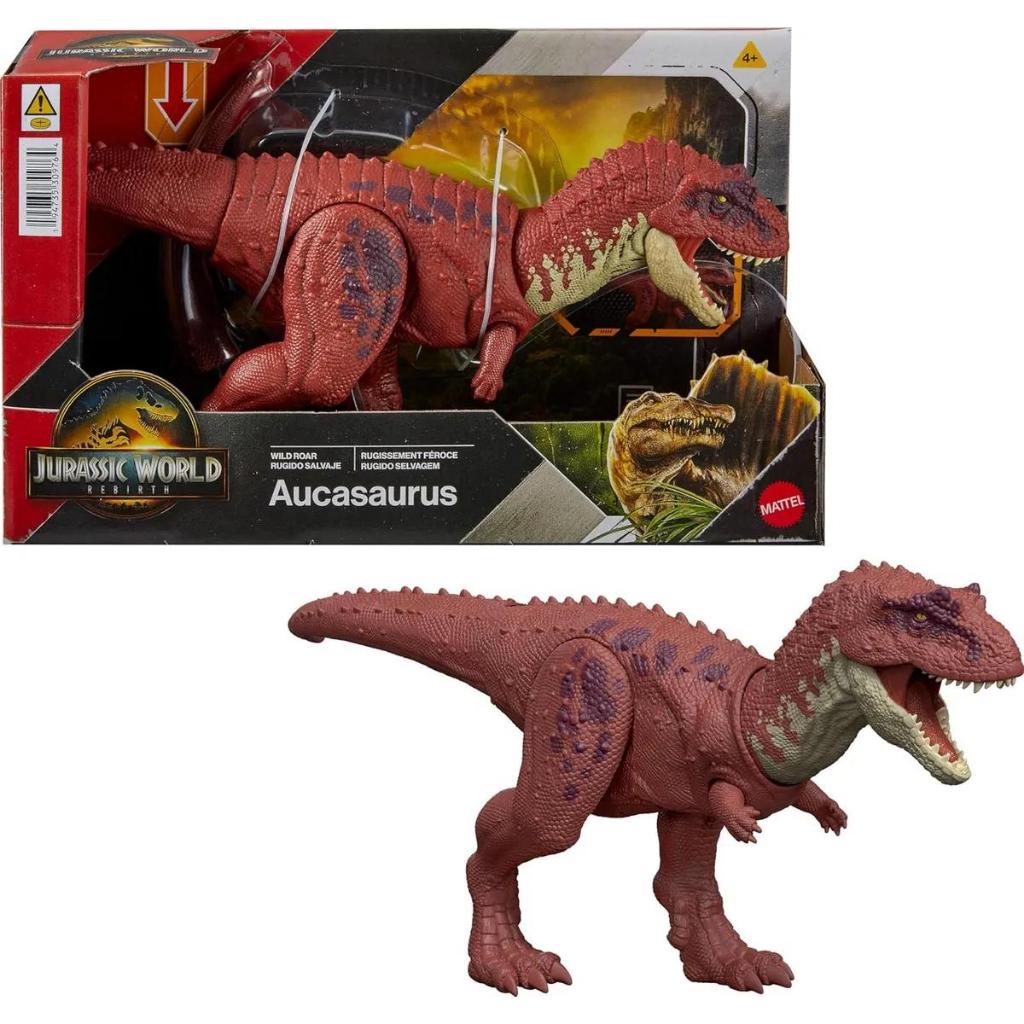 Jurassic World Rugido Selvagem Aucasaurus Mattel Jgb88 em Oferta na Shopee