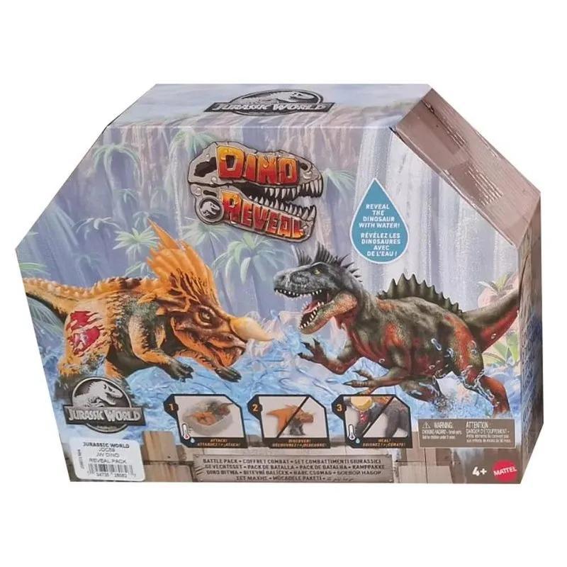 Jurassic World Dino Reveal Battle Mattel JDC59 em Oferta na Shopee