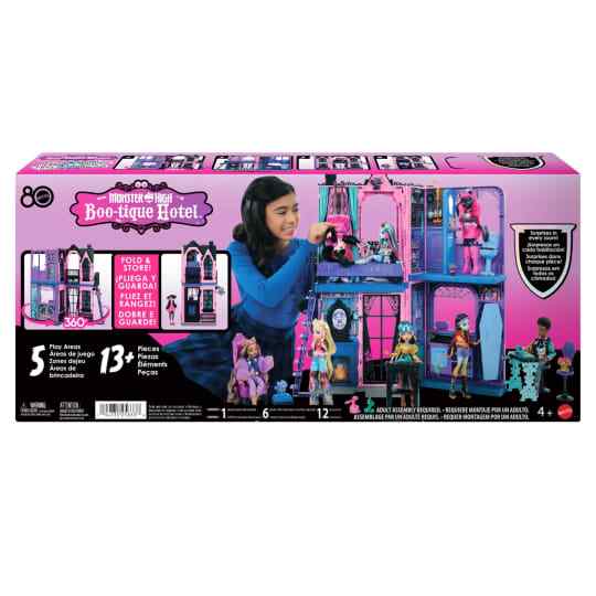 Casa De Bonecas Monster High Bootique Hotel Mattel Jbf16 em Oferta na Shopee