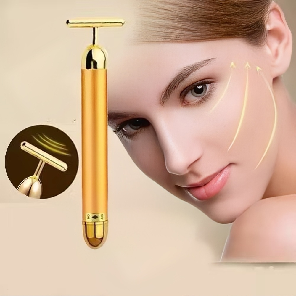 Massageador Facial Beauty Premium - Dispositivo de Massagem Elétrica Vibratório Profissional