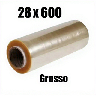 Filme PVC Transparente 28cm x 600m 08 Micras em Oferta na Shopee