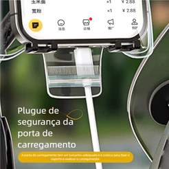 Telefone Capa Recarregável À Prova D'água - Bolsa Protetora Bateria Integrada Sensível ao Toque