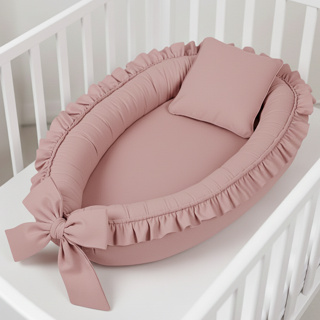 Ninho Redutor de Berço Com Babados Decorativo Percal 200 Fios 100% Algodão Recém Nascido Grande em Oferta na Shopee