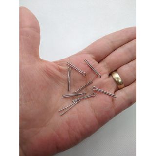 50 Contrapinos Cupilha Aço Inox 1,6mm X 22 Mm Para Lustres e Artesanatos em Oferta na Shopee