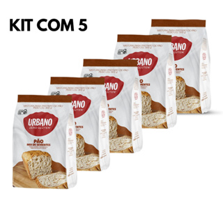 Kit 5x Mistura para Pão Sem Glúten Mix de Sementes Urbano 300g em Oferta na Shopee