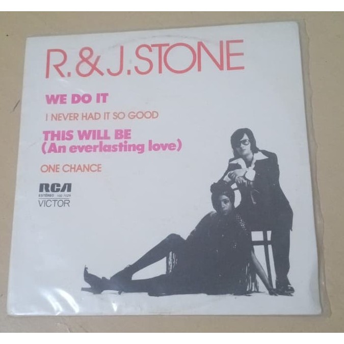 Disco de Vinil Compacto R. & J. Stone, RCA, 1976